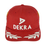 Ferrari - DEKRA Michael Schumacher Embroidered Snapback Hat 1990s OSFA Vintage Retro