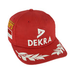 Ferrari - DEKRA Michael Schumacher Embroidered Snapback Hat 1990s OSFA Vintage Retro