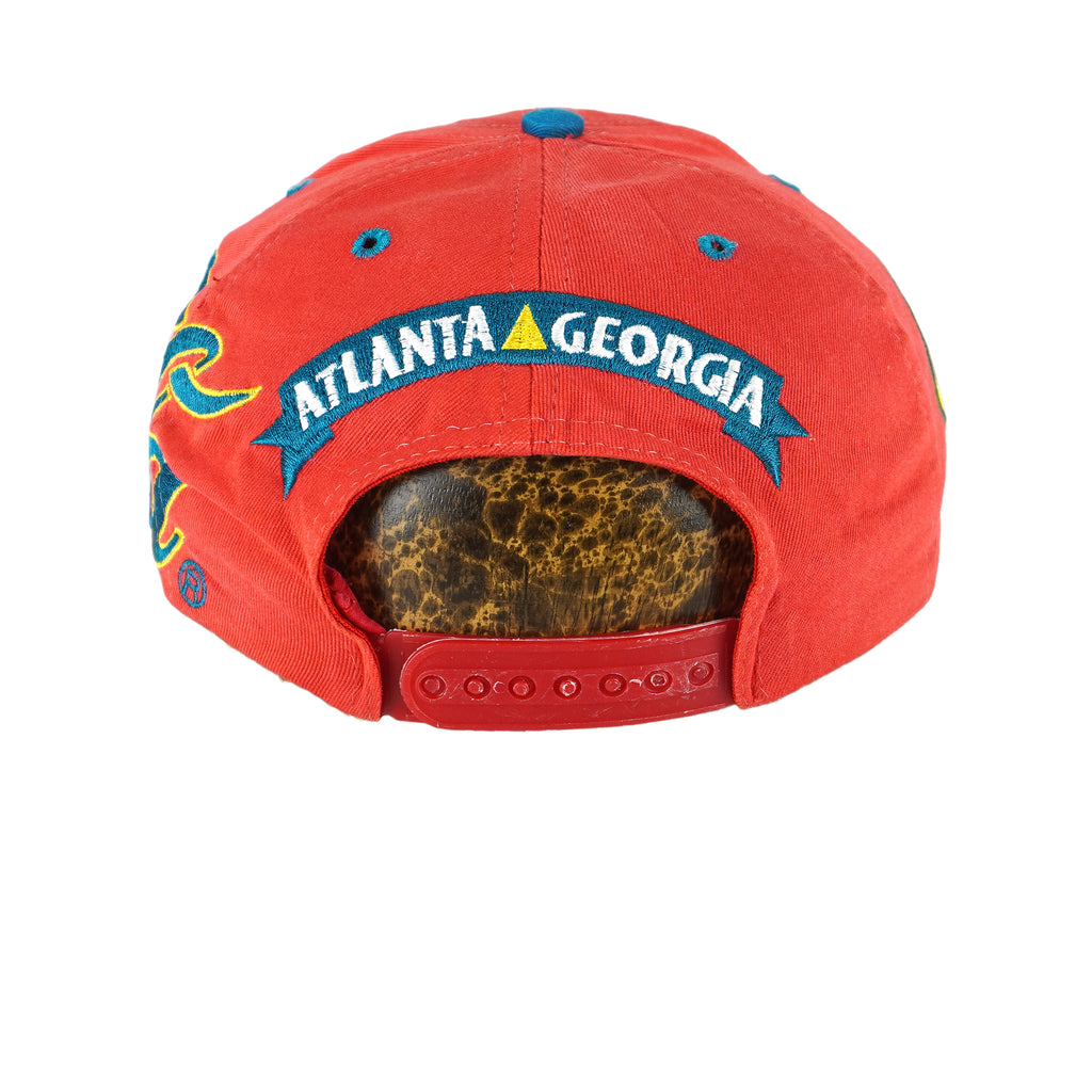 Vintage - Enjoy Coca-Cola Ice Cold Atlanta Embroidered Snapback Hat 1990s OSFA Vintage Retro