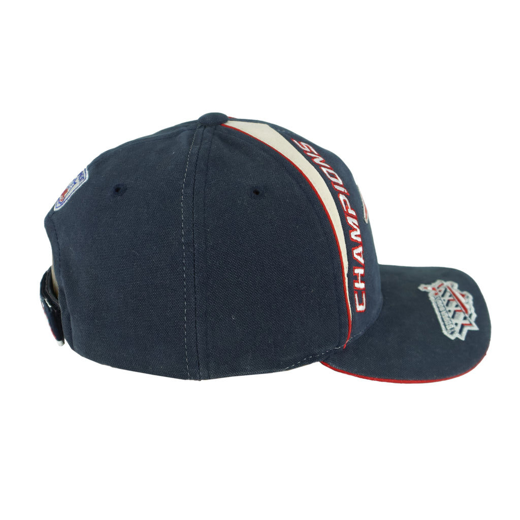 Reebok (NFL) - New England Patriots Embroidered Snapback Hat 2002 OSFA Vintage Retro Football