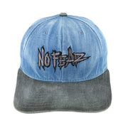 Vintage (No Fear) - Dangerous Sports Gear Embroidered Denim Snapback Hat 1990s OSFA Vintage Retro