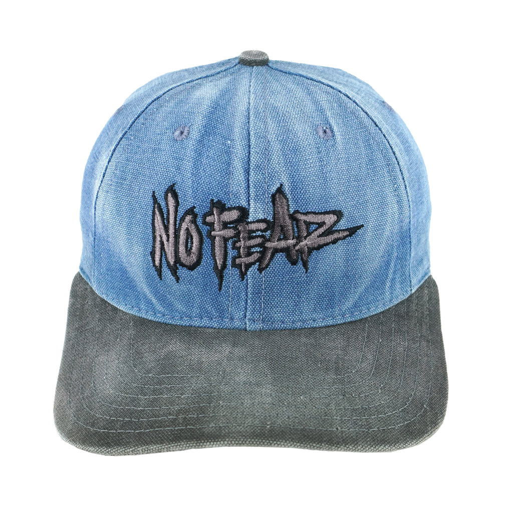 Vintage (No Fear) - Dangerous Sports Gear Embroidered Denim Snapback Hat 1990s OSFA Vintage Retro