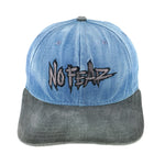 Vintage (No Fear) - Dangerous Sports Gear Embroidered Denim Snapback Hat 1990s OSFA