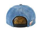 Vintage (No Fear) - Dangerous Sports Gear Embroidered Denim Snapback Hat 1990s OSFA Vintage Retro