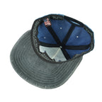 Vintage (No Fear) - Dangerous Sports Gear Embroidered Denim Snapback Hat 1990s OSFA Vintage Retro