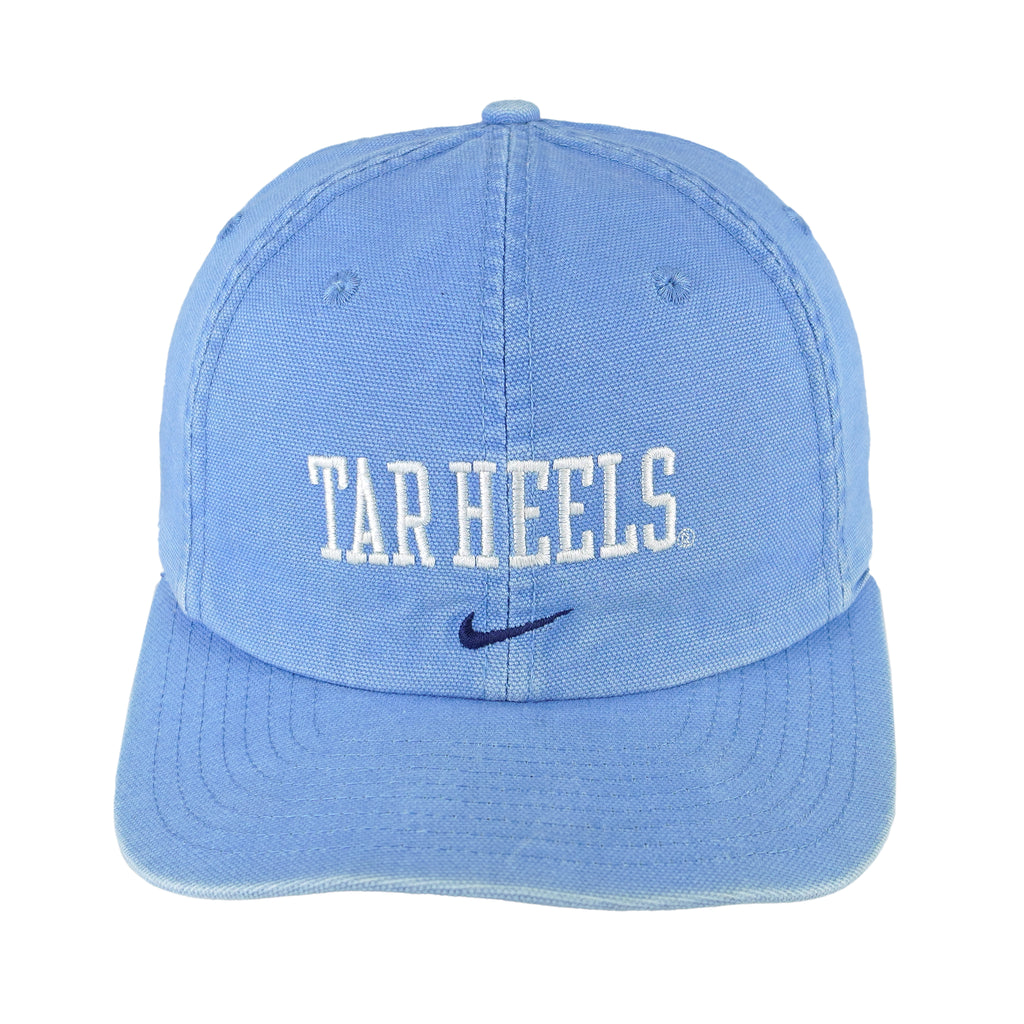 Nike - North Carolina Tar Heels Adjustable Hat 1990s OSFA Vintage Retro Football College