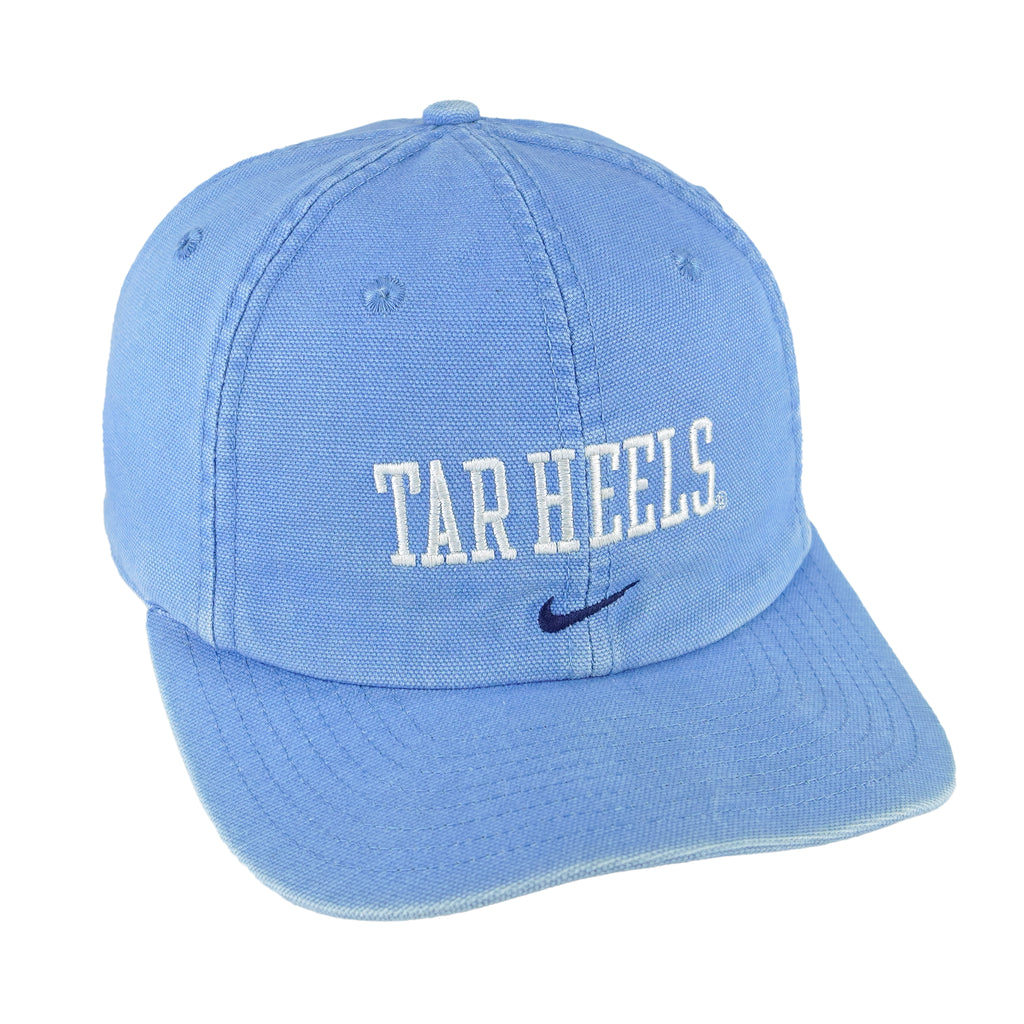 Nike - North Carolina Tar Heels Adjustable Hat 1990s OSFA Vintage Retro Football College