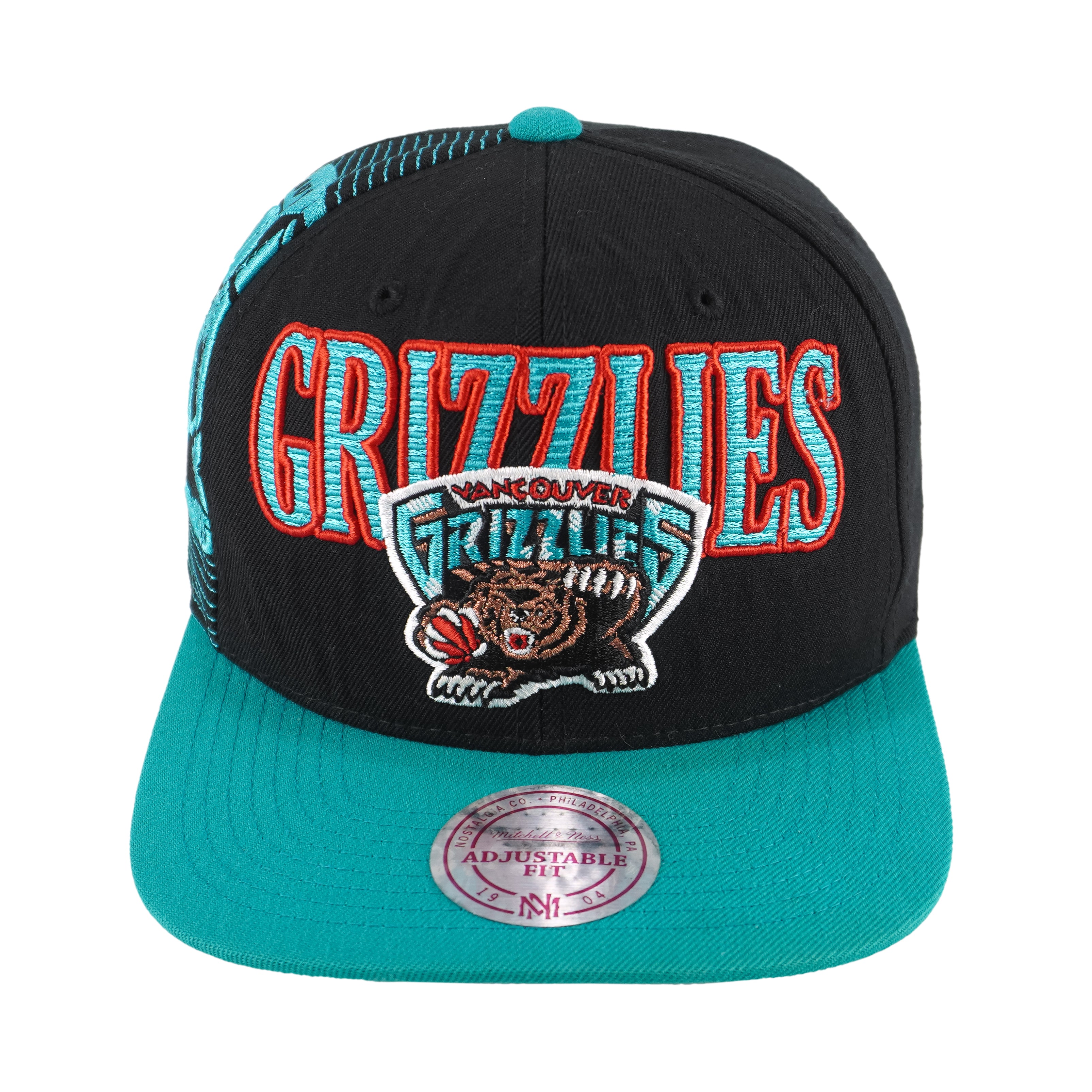 Vintage NBA (Mitchell & Ness) - Vancouver Grizzlies Adjustable Hat 2000s OSFA in black