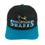 Starter - San Jose Sharks Embroidered Snapback Hat 1990s OSFA Vintage Retro Hockey