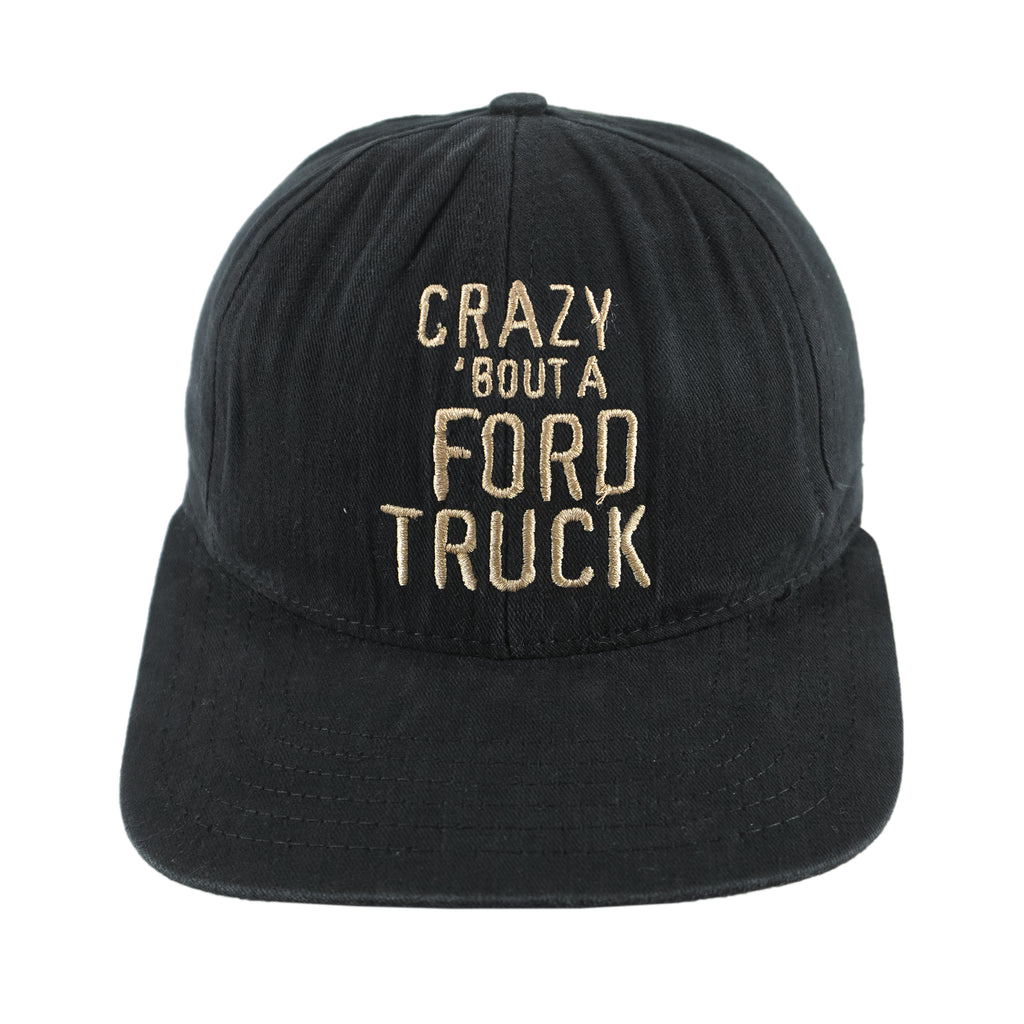 Vintage (Competition) - Crazy 'Bout A Ford Truck Snapback Hat 1990s OSFA Vintage Retro