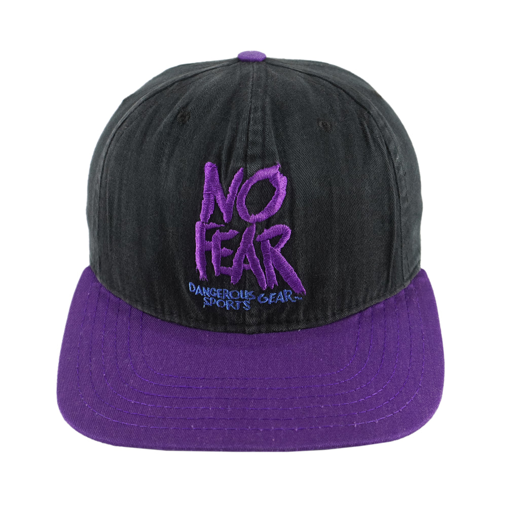 Vintage (No Fear) - Embroidered Snapback Hat 1990s OSFA Vintage Retro