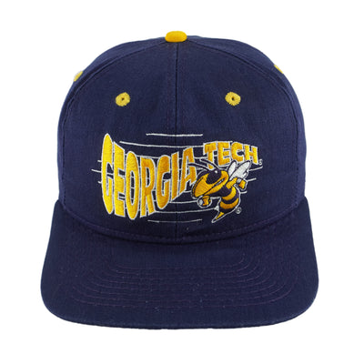 NCAA (#1 Apparel) - Georgia Tech Buzz Snapback Hat 1990s OSFA