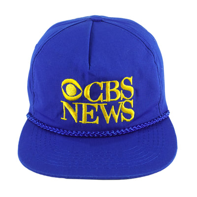 Vintage (Gold Medal) - CBS News Embroidered Snapback Hat 1990s OSFA