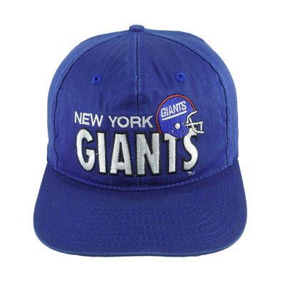 NFL - New York Giants Embroidered Snapback Hat 1990s OSFA