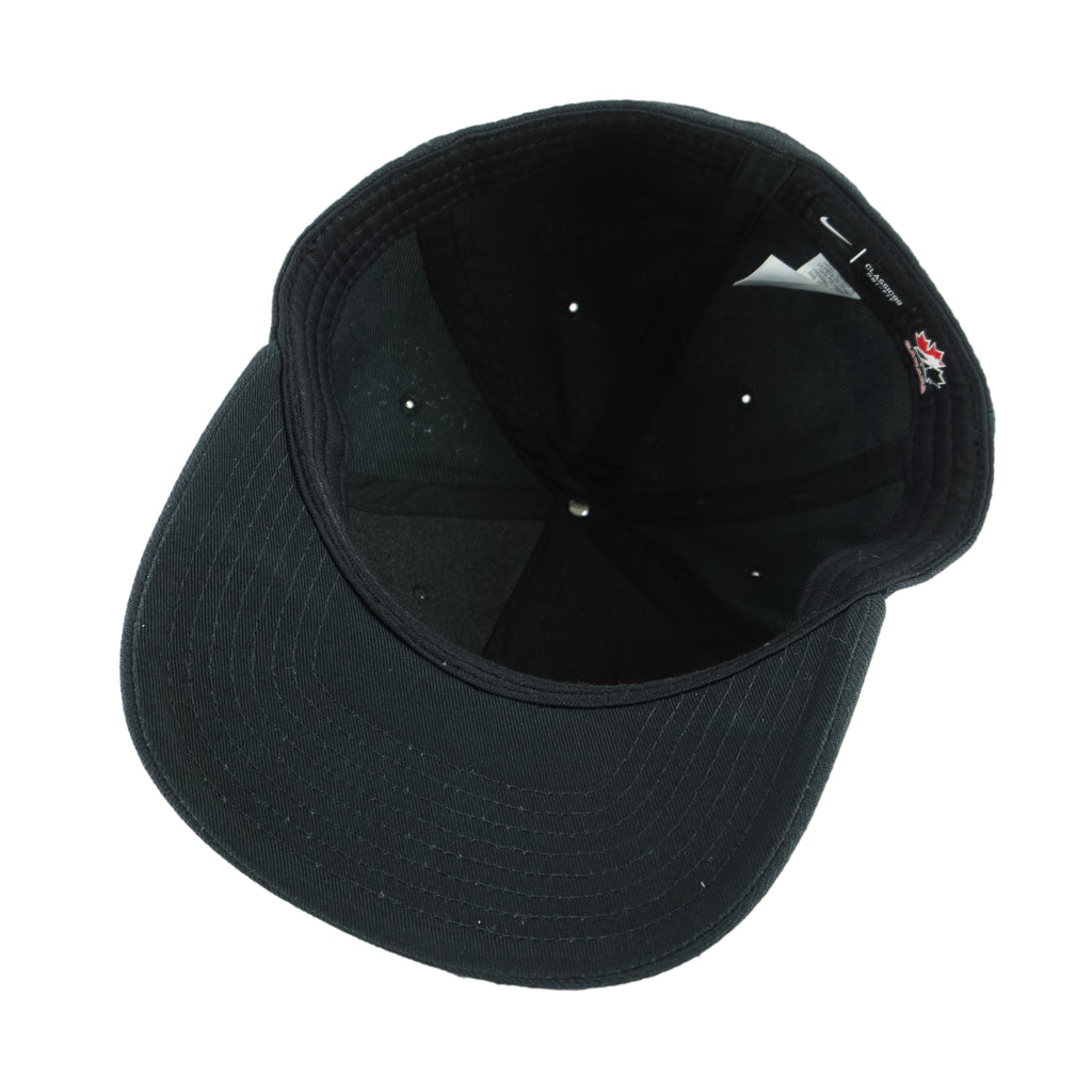 Nike - Team Canada Hockey Embroidered Hat 2000s Fitted Vintage Retro