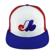MLB - Montreal Expos Snapback Trucker Hat 1990s OSFA Vintage Retro Baseball