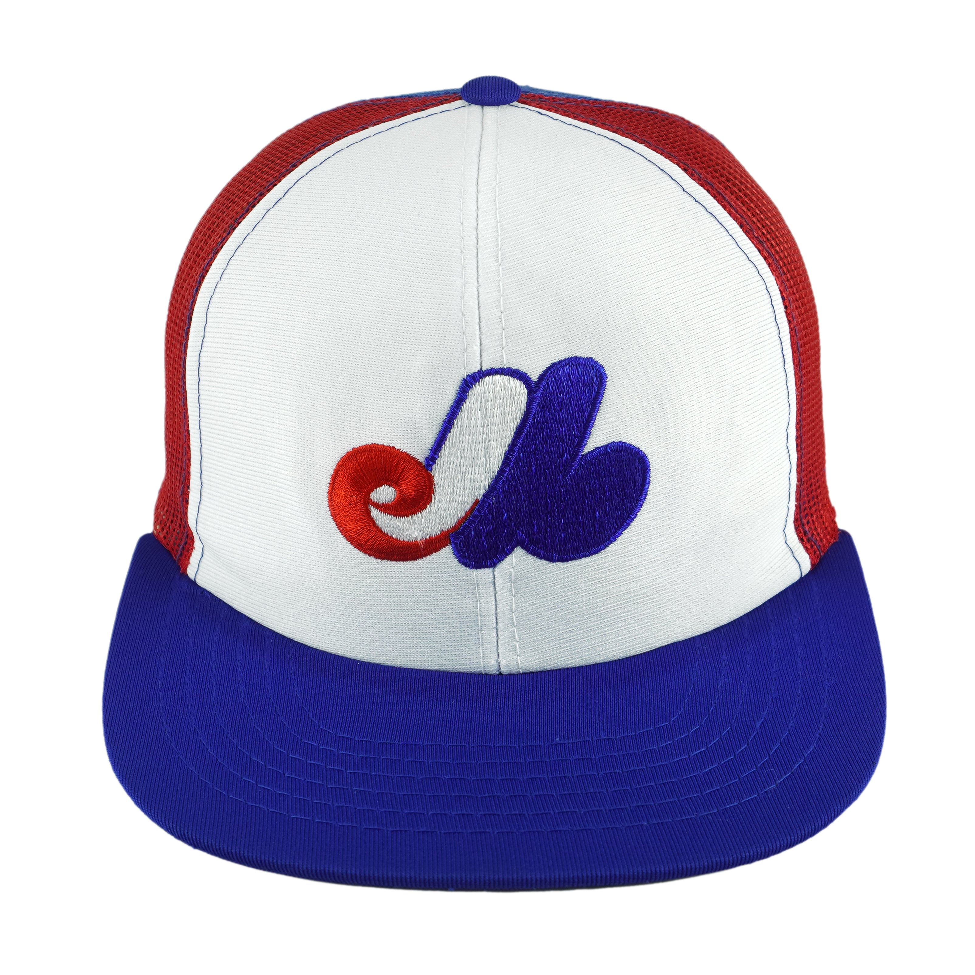 MLB - Montreal Expos Snapback Trucker Hat 1990s OSFA Vintage Retro Baseball