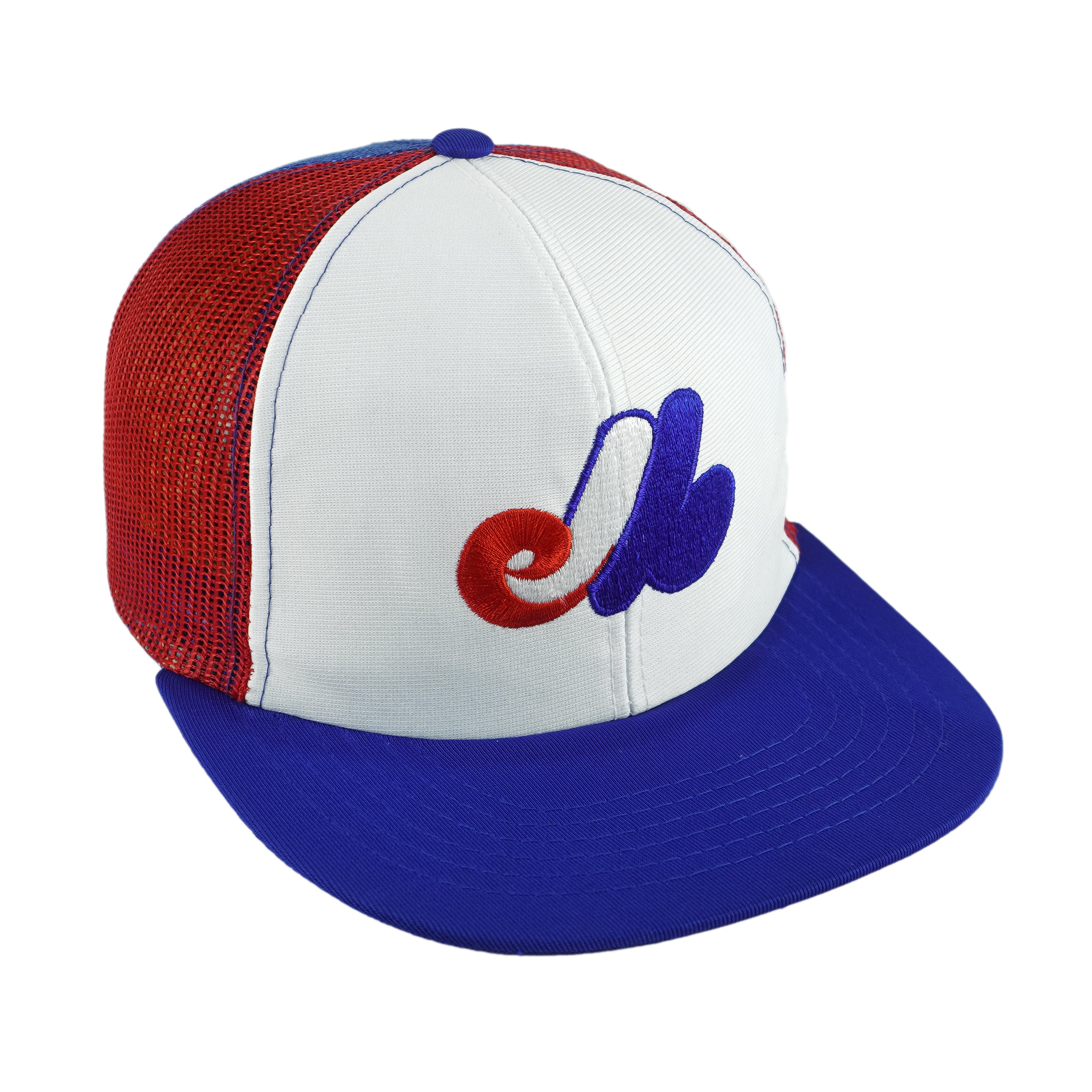 MLB - Montreal Expos Snapback Trucker Hat 1990s OSFA Vintage Retro Baseball