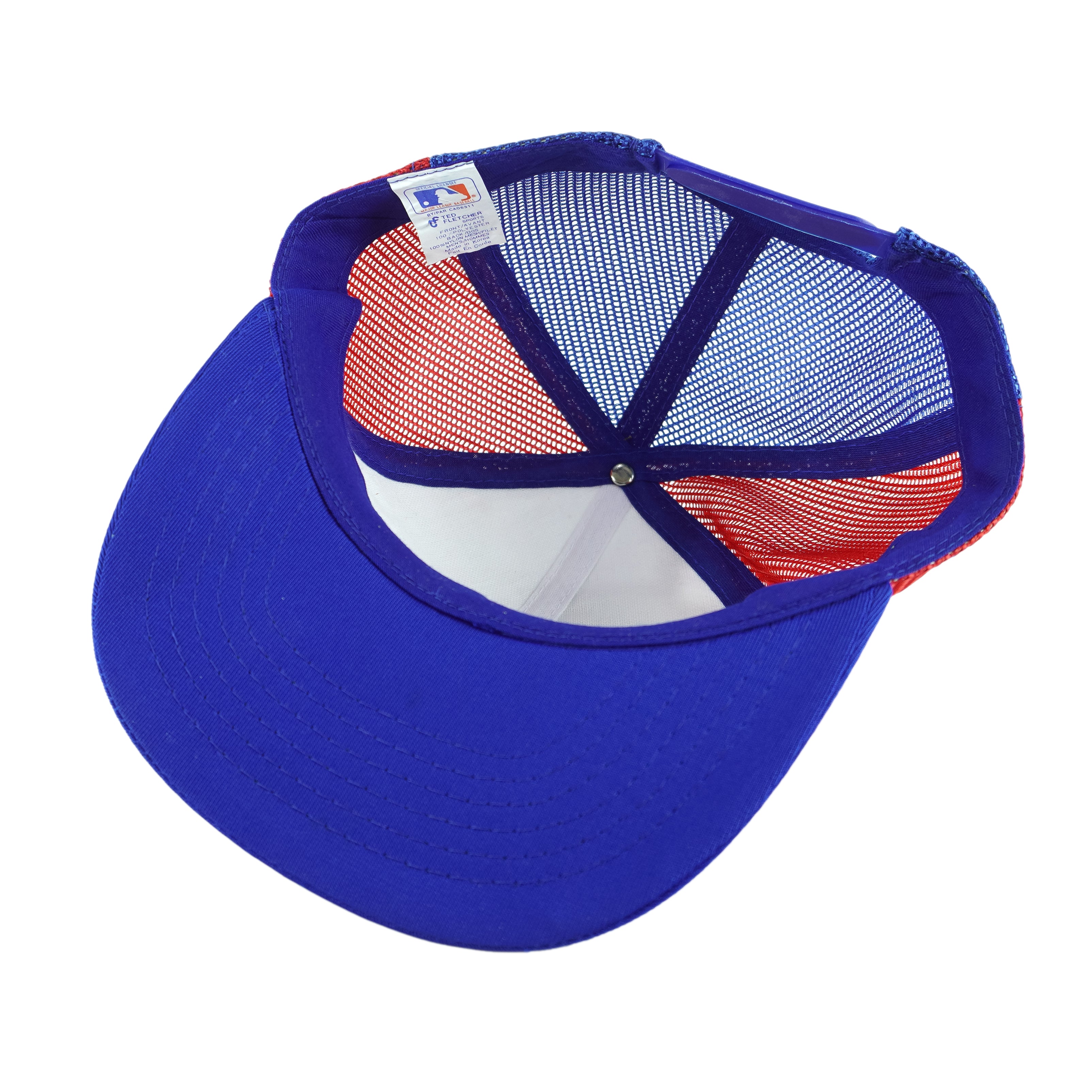 MLB - Montreal Expos Snapback Trucker Hat 1990s OSFA Vintage Retro Baseball