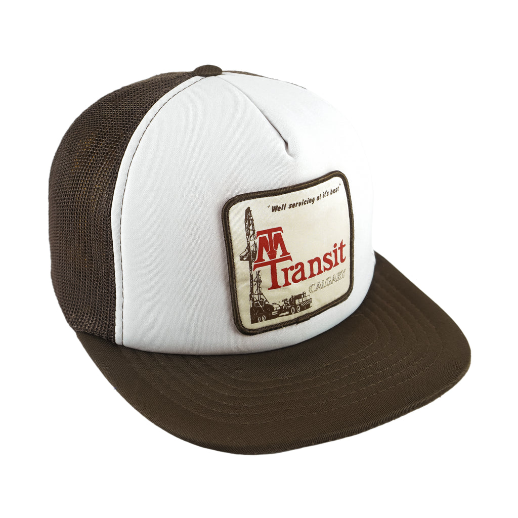 Vintage - TM Transit Calgary Deadstock Trucker Hat 1990s OSFA Vintage Retro