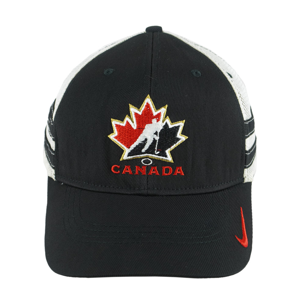 Nike - Team Canada Hockey Embroidered Hat 2000s Fitted Vintage Retro