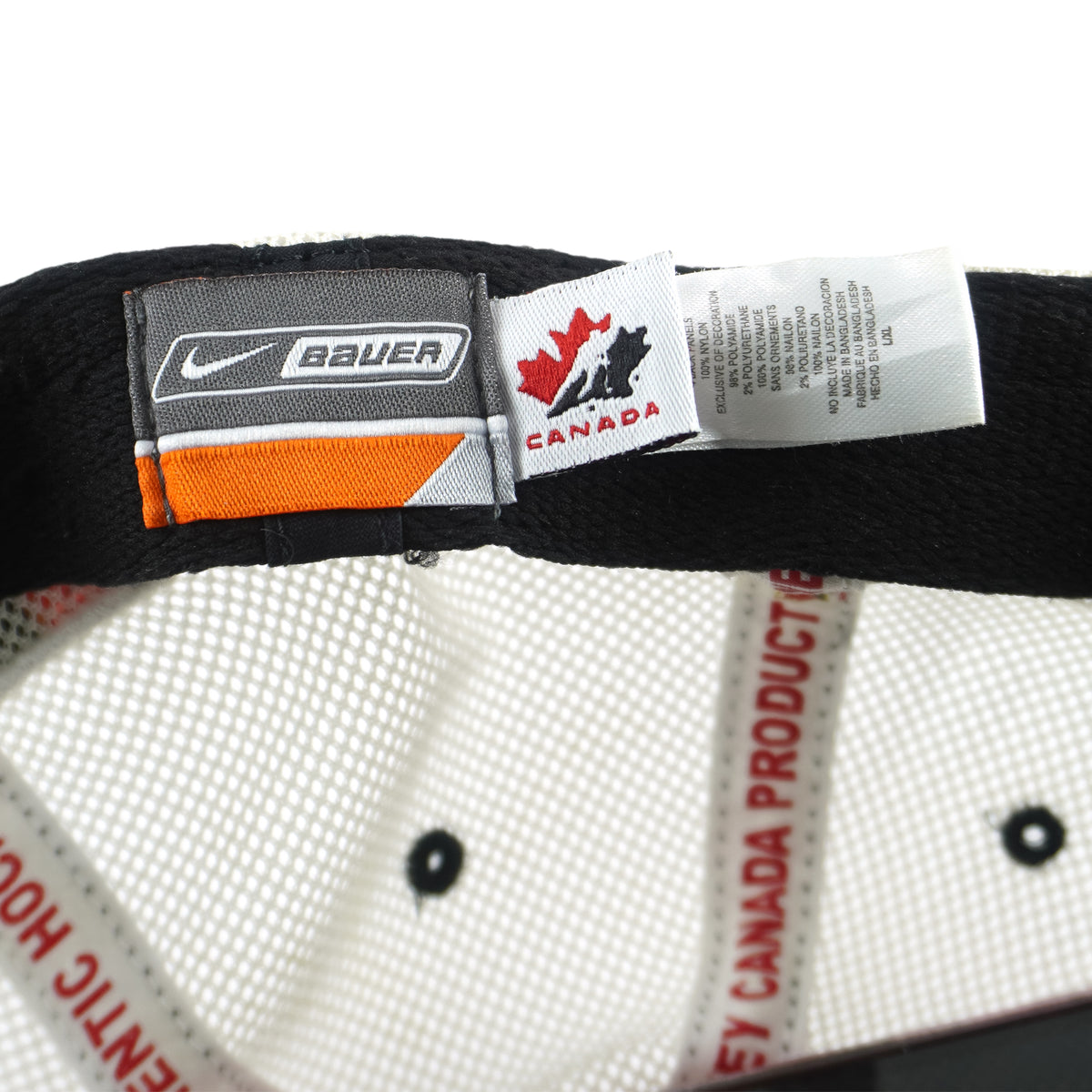 Nike - Team Canada Hockey Embroidered Hat 2000s Fitted Vintage Retro