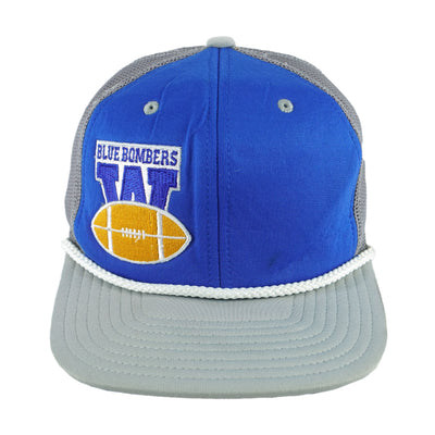 Reebok (CFL) - Winnipeg Blue Bombers Snapback Trucker Hat 2000s OSFA