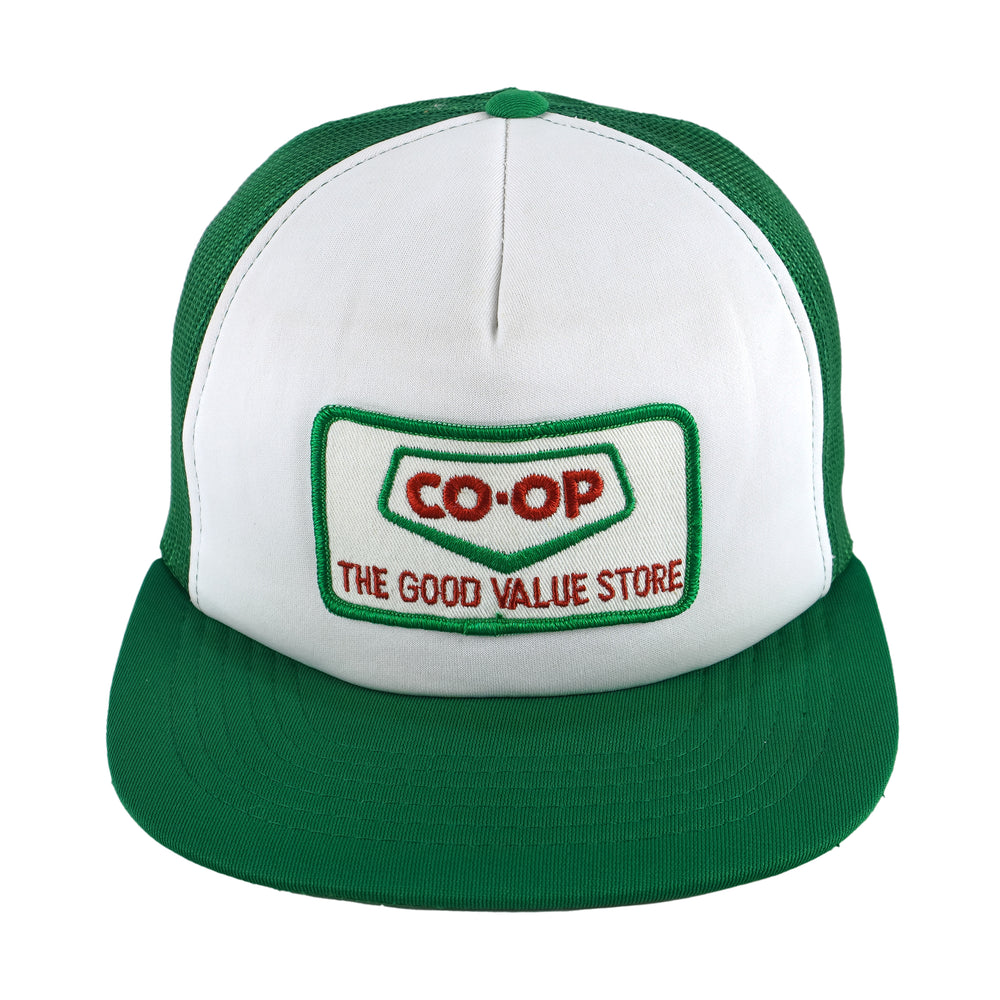 Vintage - Co-op The Good Value Store Deadstock Trucker Hat 1990s OSFA Vintage Retro