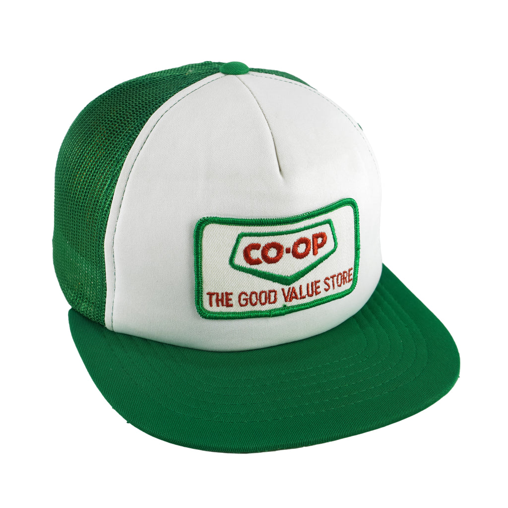 Vintage - Co-op The Good Value Store Deadstock Trucker Hat 1990s OSFA Vintage Retro