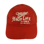 Vintage - Miller High Life Snapback Mesh Hat 1990s OSFA Vintage Retro