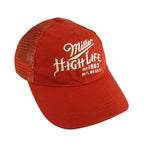 Vintage - Miller High Life Snapback Mesh Hat 1990s OSFA Vintage Retro