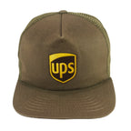 Vintage (Reverside) - UPS Snapback Mesh Hat 1990s OSFA Vintage Retro