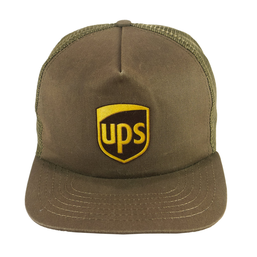Vintage (Reverside) - UPS Snapback Mesh Hat 1990s OSFA Vintage Retro