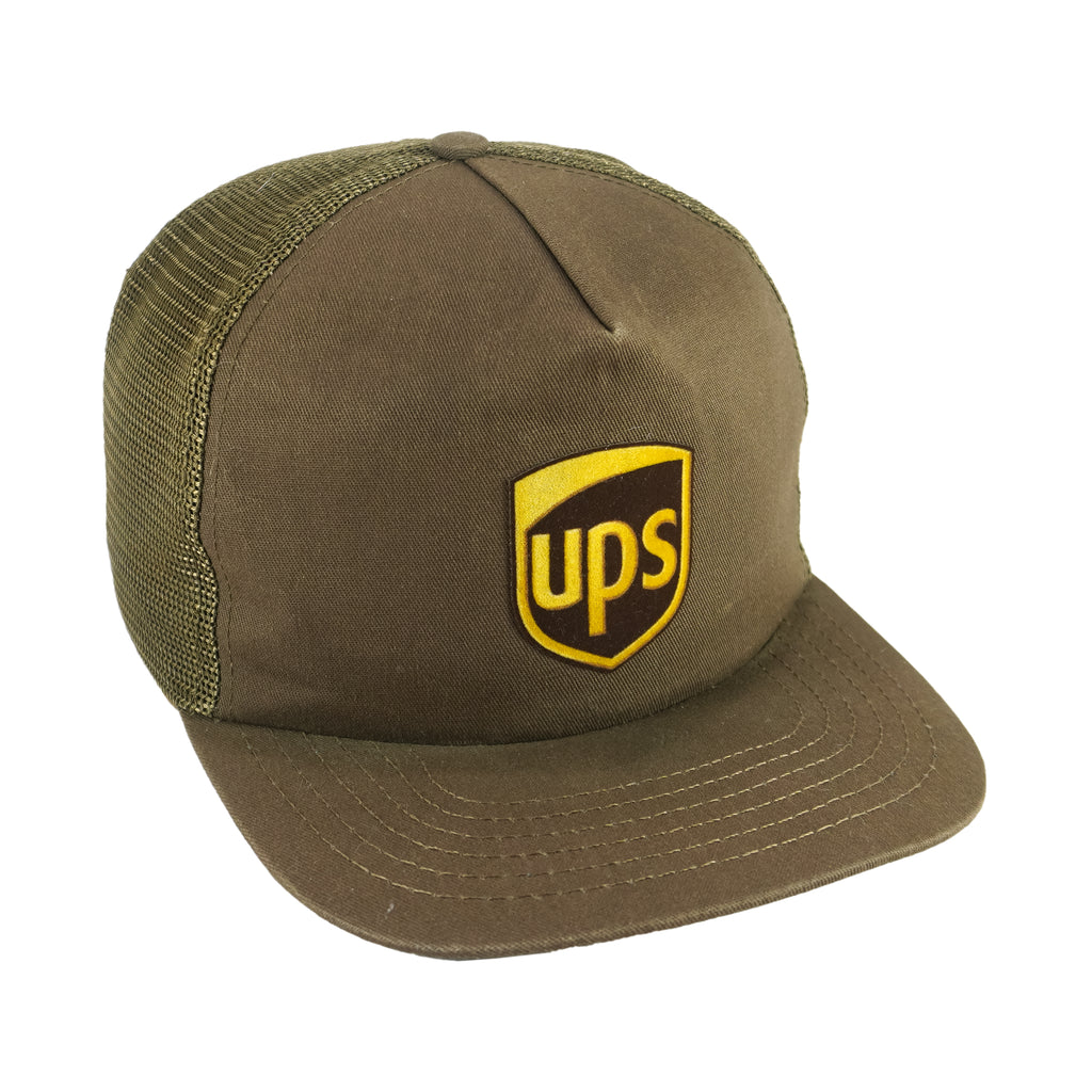 Vintage (Reverside) - UPS Snapback Mesh Hat 1990s OSFA Vintage Retro