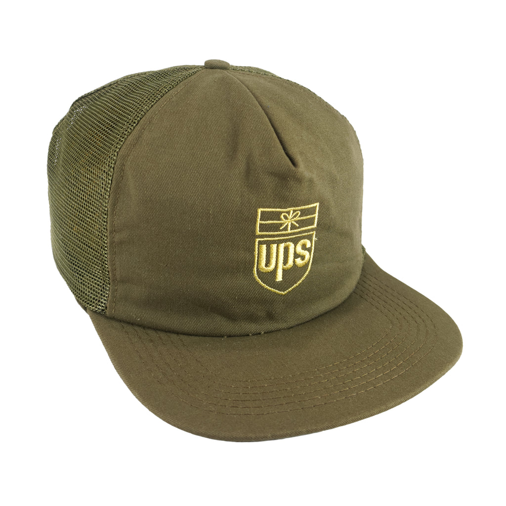 Vintage (AB) - UPS Embroidered Snapback Mesh Hat 1990s OSFA Vintage Retro