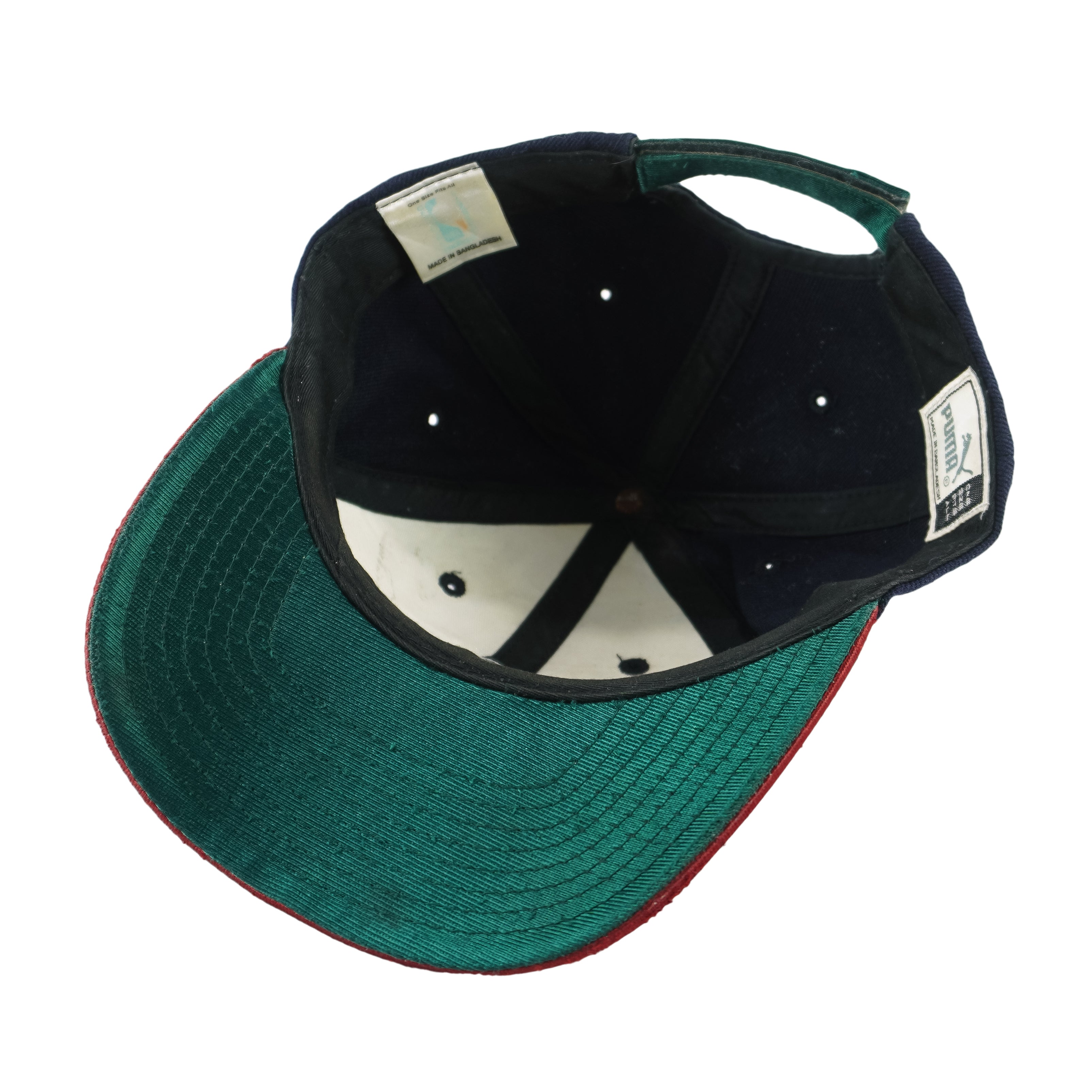 Puma - Seattle SuperSonics Embroidered Adjustable Hat 1990s OSFA Vintage Retro Basketball