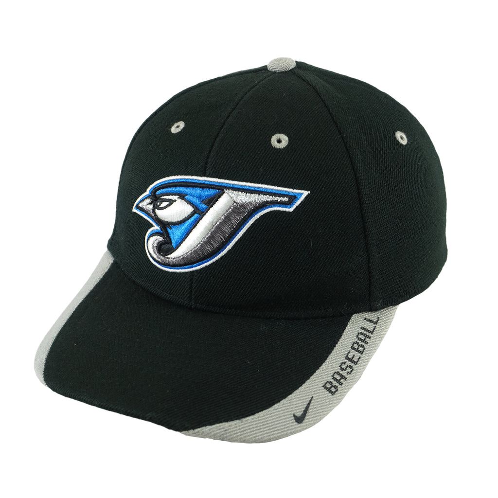 Nike - Toronto Blue Jays Embroidered Adjustable Hat 1990s OSFA Vintage Retro Baseball