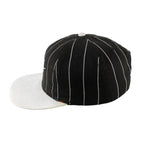 Nike - Embroidered Stripes Snapback Hat 1990s OSFA Vintage Retro