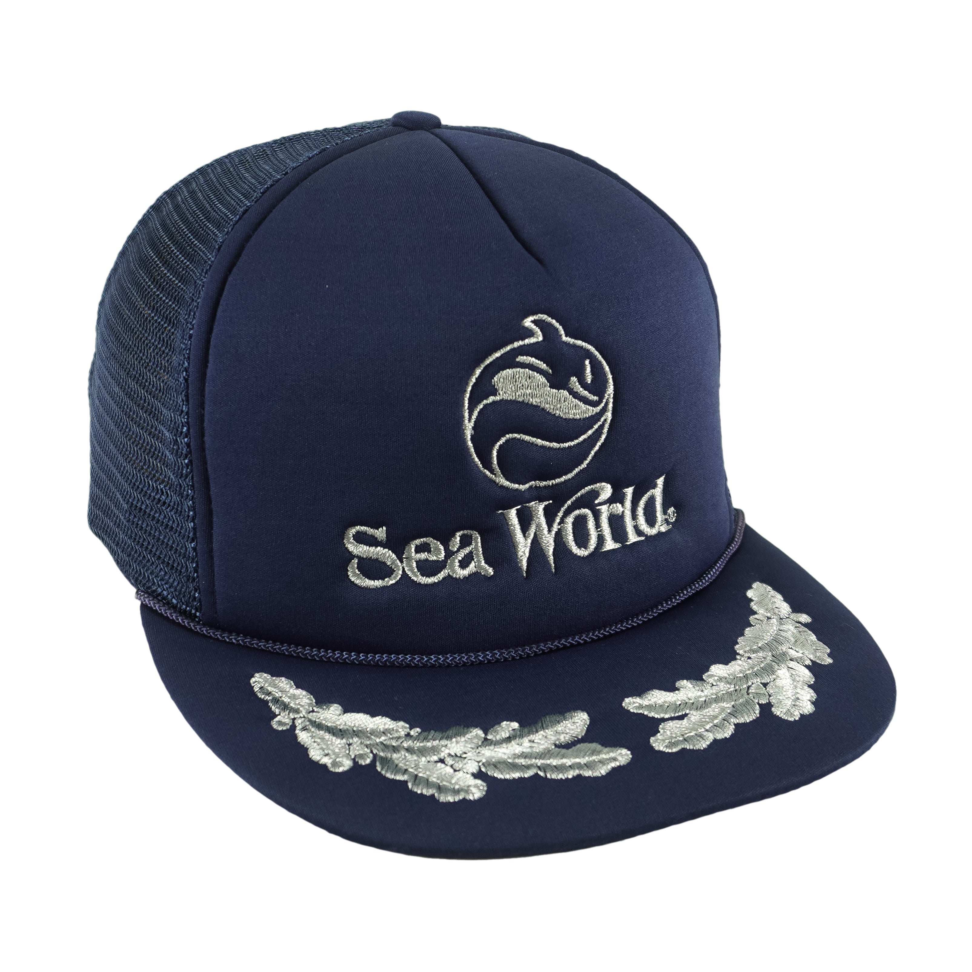 Vintage - Seaworld Rope Embroidered Trucker Hat 1990s OSFA Vintage Retro
