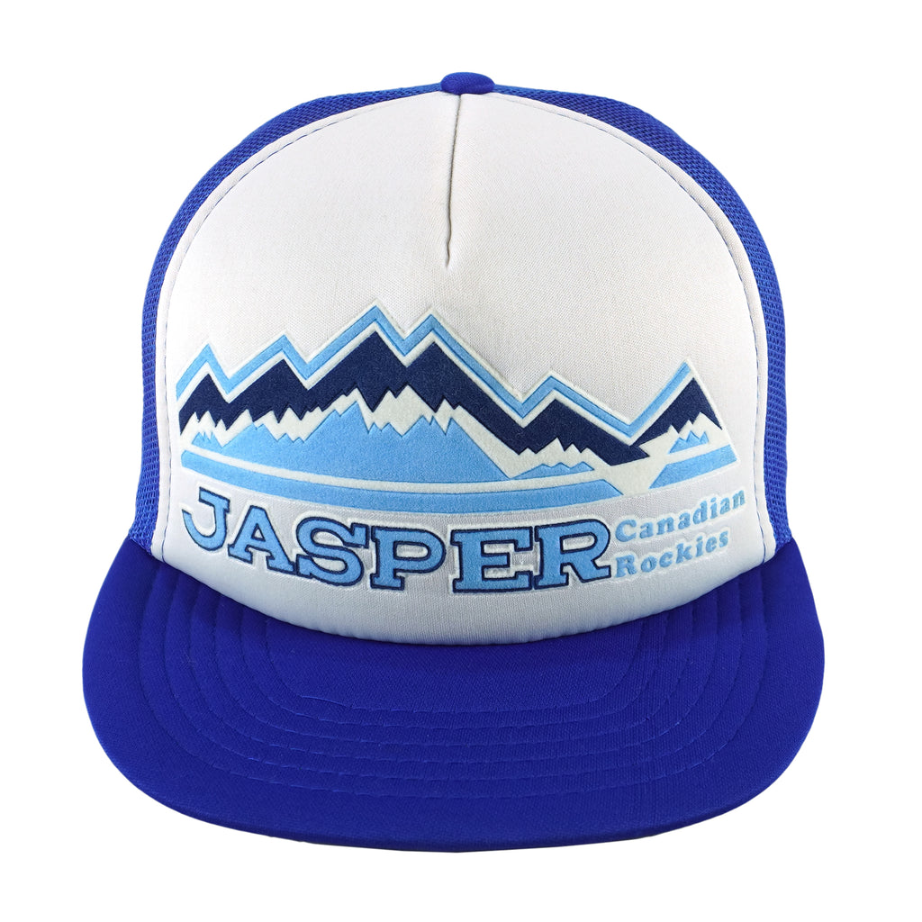 Vintage - Jasper Canadian Rockies Deadstock Trucker Hat 1990s OSFA Vintage Retro
