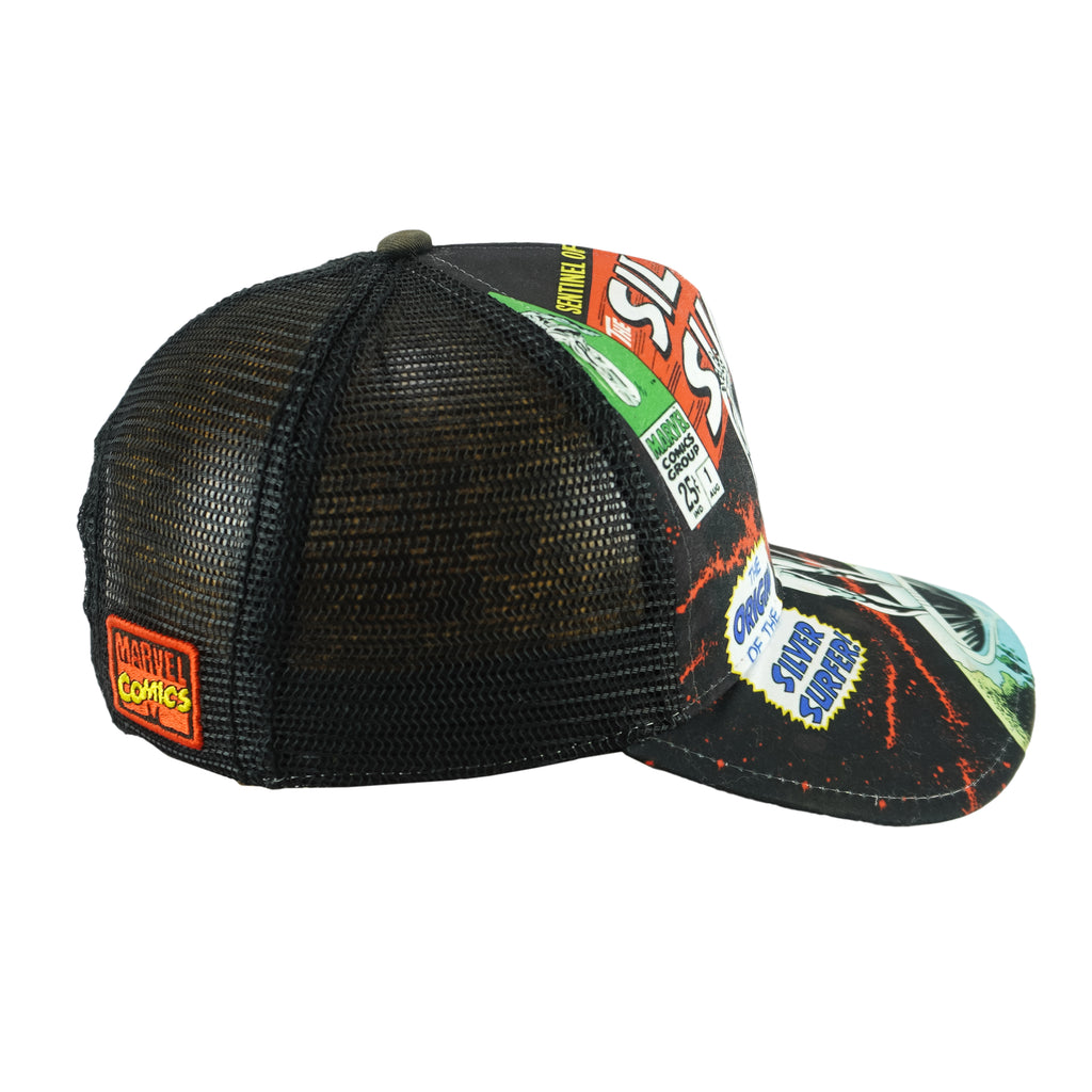 Vintage (New Era) - Marvel The Origin Of The Silver Super Trucker Hat 1990s OSFA Vintage Retro