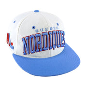 NHL (Zephyr) - Quebec Nordiques 3D Puff Snapback Hat 1990s OSFA Vintage Retro Hockey