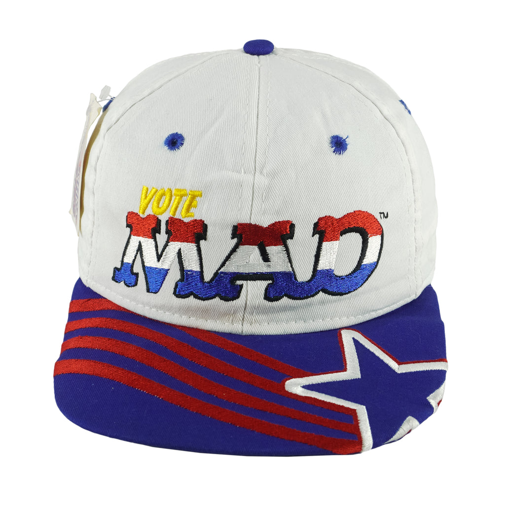 NASCAR - Vote MAD Drag Racing Deadstock Snapback Hat 2000 OSFA Vintage Retro