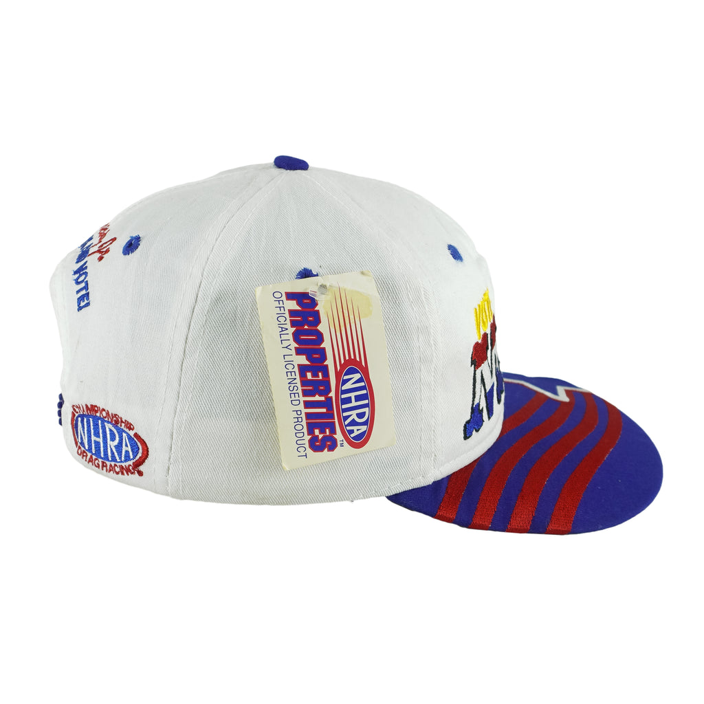 NASCAR - Vote MAD Drag Racing Deadstock Snapback Hat 2000 OSFA Vintage Retro