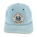 Disney (Goofy's Hat Co) - Mickey Mouse Denim Adjustable Hat 1990s OSFA Vintage Retro