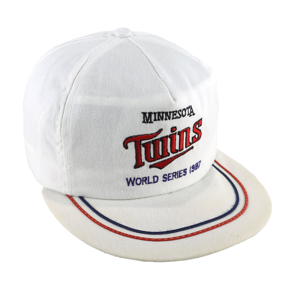 MLB (ANNCO) - Minnesota Twins World Series Snapback Hat 1987 OSFA Vintage Retro Baseball