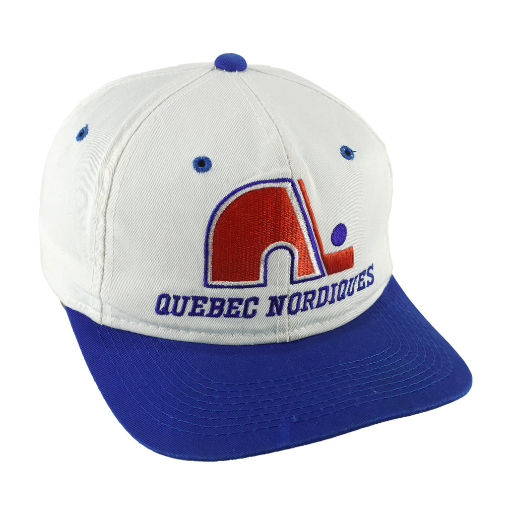 NHL - Quebec Nordiques Snapback Hat 1990s OSFA vintage Retro Hockey