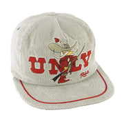 NCAA - UNLV Rebels Corduroy Snapback Hat 1990s OSFA Vintage Retro Football College