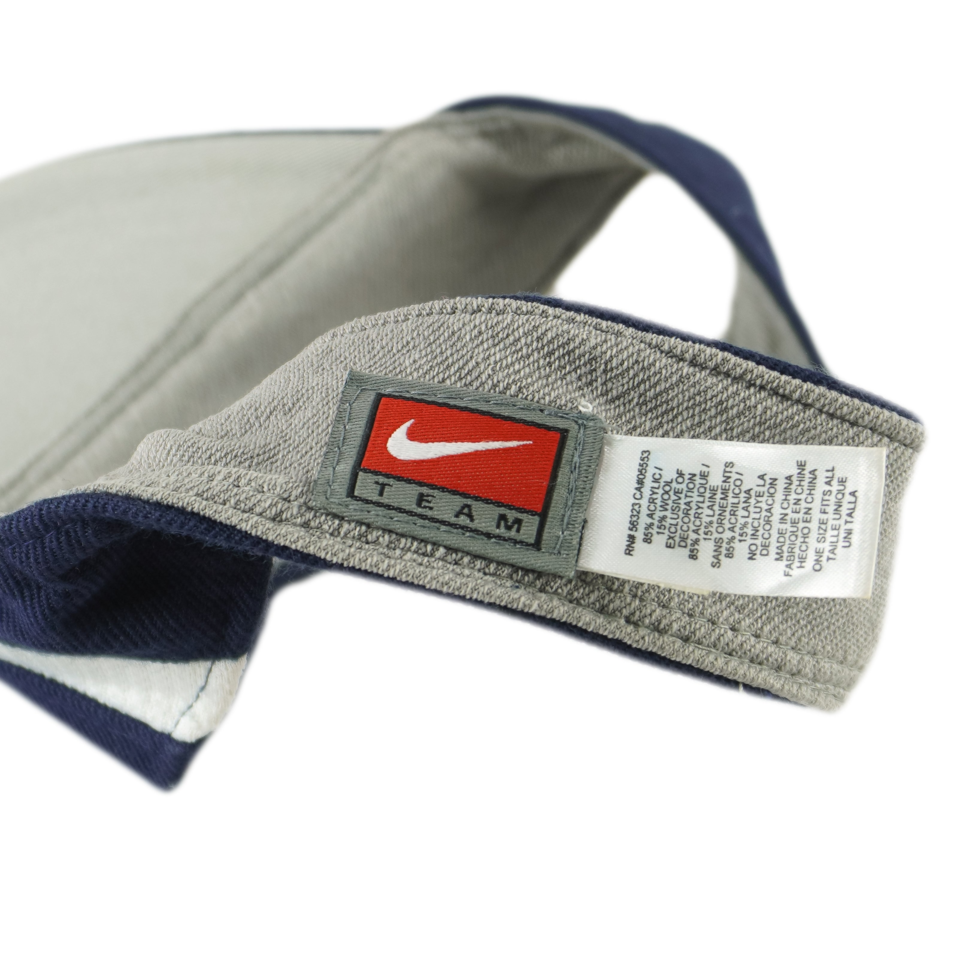Nike (NCAA) - Penn State Adjustable Half Hat 1990s OSFA Vintage Retro Football College