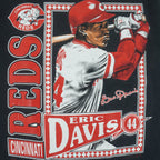 MLB (Nutmeg) - Cincinnati Reds Eric Davis No.44 MVP T-Shirt 1990s Large vintage retro baseball